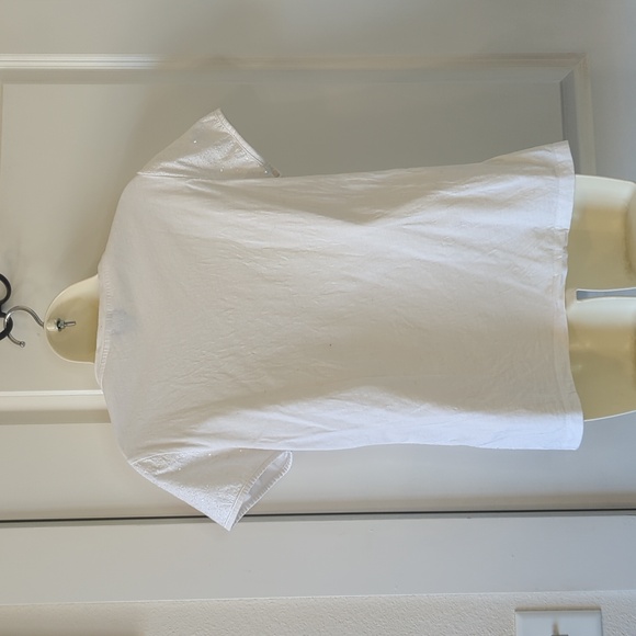 EUC vintage Christopher & Banks Sparkle Tee Shirt - Picture 5 of 10